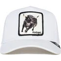 trucker-cap-weiss-stier-raging-platinum-rage-the-farm-von-goorin-bros