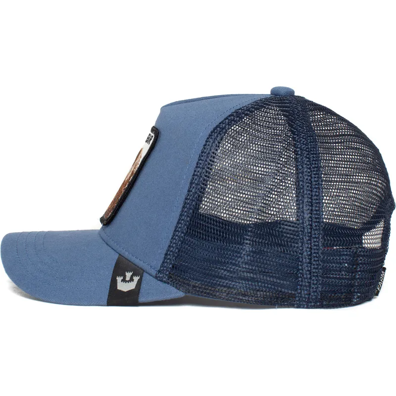 mutzen-blau-snapback-the-farm-von-goorin-bros mutzen-blau-snapback-the-farm-von-goorin-bros