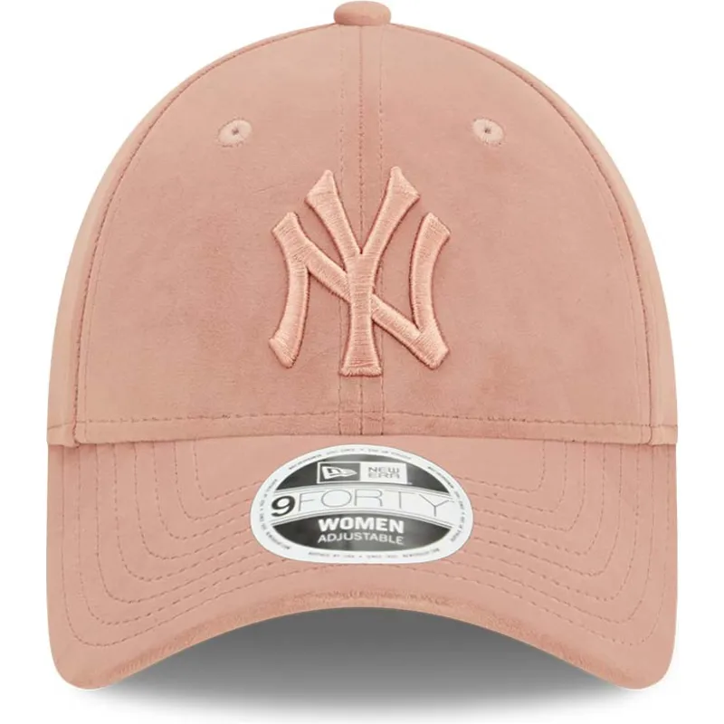 mutzen-gebogen-rosa-verstellbares-band-9forty-velour-der-new-york-yankees-mlb-von-new-era