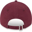mutzen-gebogen-rot-verstellbares-band-granate-9twenty-league-essential-der-los-angeles-dodgers-mlb-von-new-era