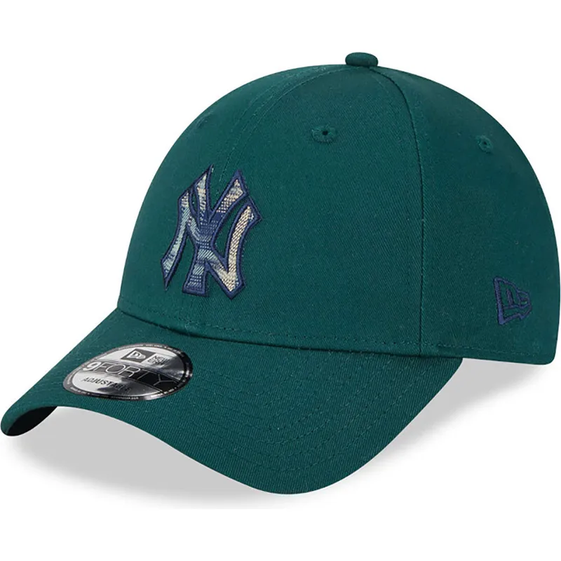mutzen-gebogen-grun-verstellbares-band-9forty-check-infill-der-new-york-yankees-mlb-von-new-era mutzen-gebogen-grun-verstellbares-band-9forty-check-infill-der-new-york-yankees-mlb-von-new-era