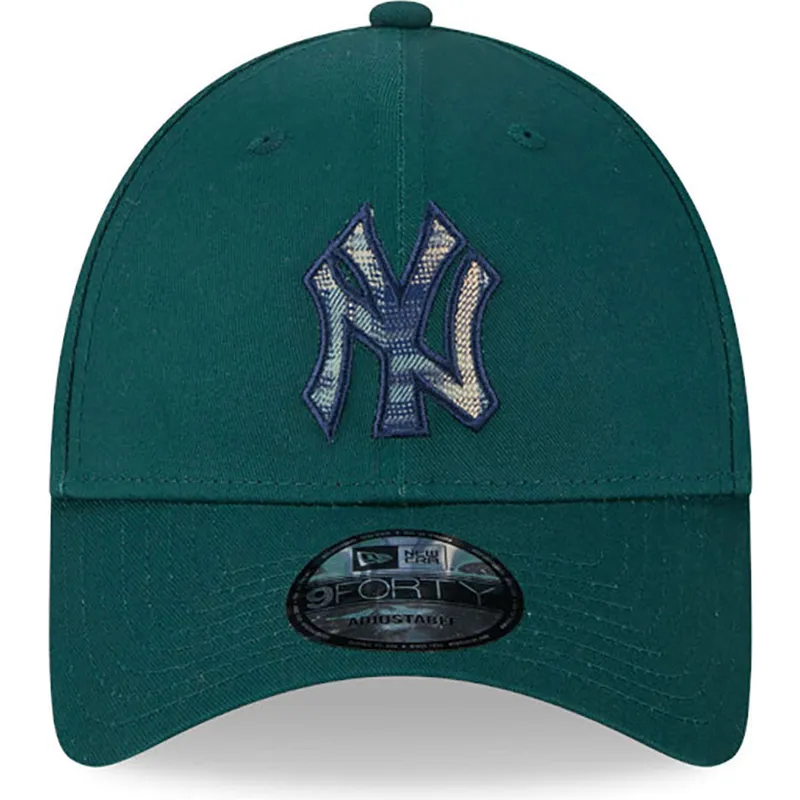 mutzen-gebogen-grun-verstellbares-band-9forty-check-infill-der-new-york-yankees-mlb-von-new-era mutzen-gebogen-grun-verstellbares-band-9forty-check-infill-der-new-york-yankees-mlb-von-new-era