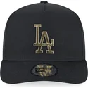 mutzen-gebogen-schwarz-snapback-a-frame-foil-pack-der-los-angeles-dodgers-mlb-von-new-era