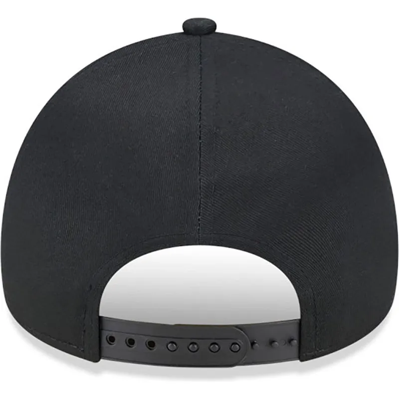 schwarze-gebogene-snapback-kappe-a-frame-foil-pack-der-chicago-bulls-nba-von-new-era