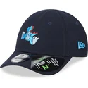 mutzen-gebogen-marineblau-verstellbares-band-fur-kinder-9forty-von-new-era