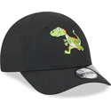 schwarze-verstellbare-kinder-dinosaurier-kappe-9forty-repreve-von-new-era