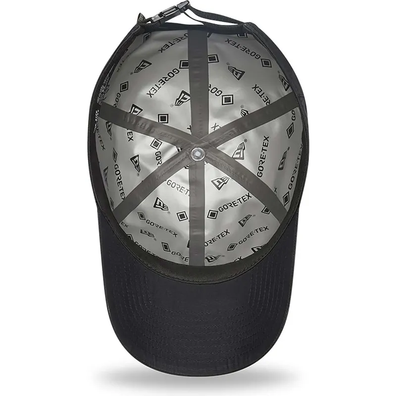 mutzen-gebogen-schwarz-verstellbares-band-9twenty-gore-tex-der-new-york-yankees-mlb-von-new-era