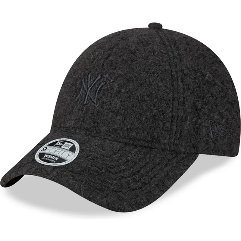 mutzen-gebogen-schwarz-verstellbares-band-9forty-hypertexture-der-new-york-yankees-mlb-von-new-era mutzen-gebogen-schwarz-verstellbares-band-9forty-hypertexture-der-new-york-yankees-mlb-von-new-era