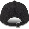 new-era-9forty-hypertexture-verstellbare-schwarze-kappe-mit-gebogenem-schirm-und-schwarzem-logo-fur-damen-new-york-yankees-mlb