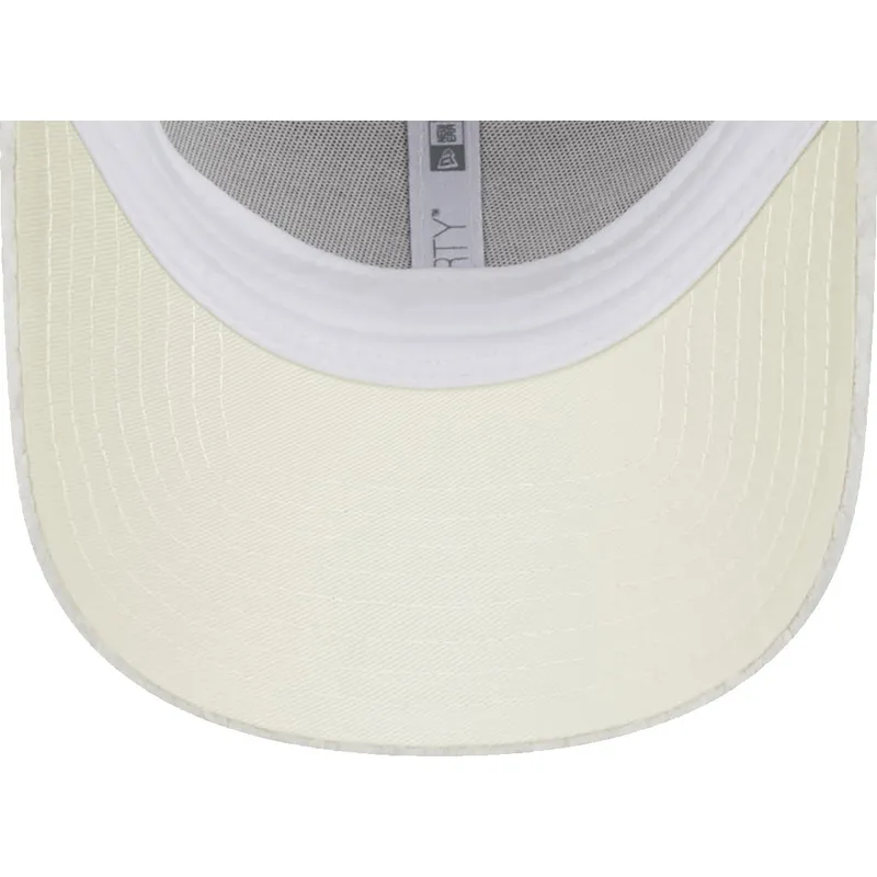 mutzen-gebogen-beige-verstellbares-band-9forty-hypertexture-der-new-york-yankees-mlb-von-new-era