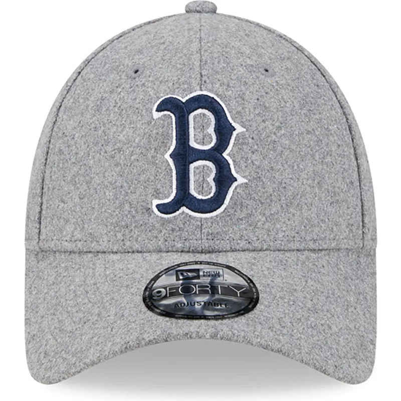 mutzen-gebogen-grau-verstellbares-band-9forty-essential-melton-wool-der-boston-red-sox-mlb-von-new-era