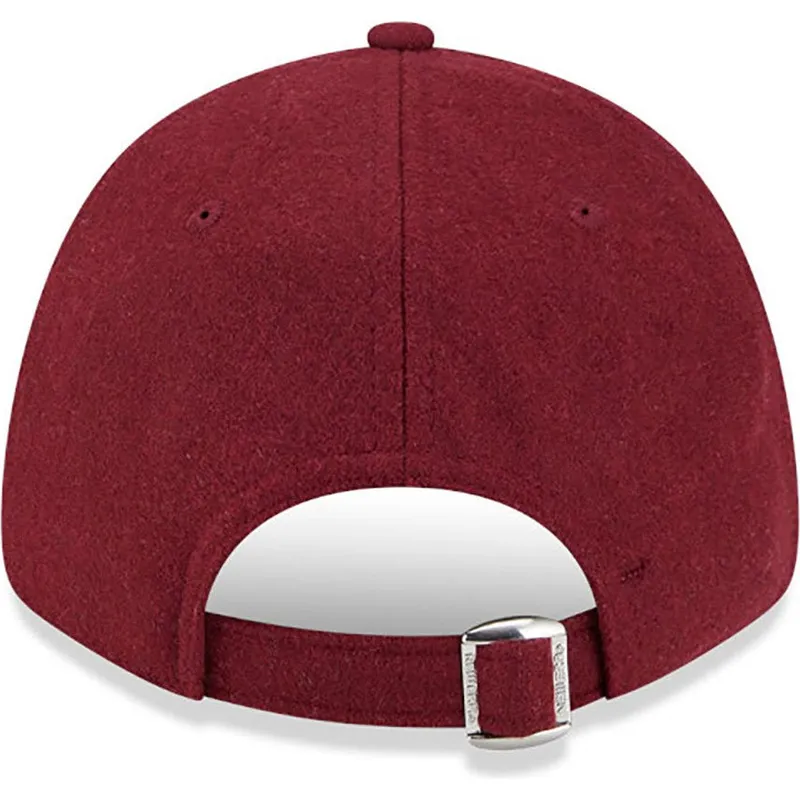 mutzen-gebogen-rot-verstellbares-band-9forty-essential-melton-wool-der-new-york-yankees-mlb-von-new-era
