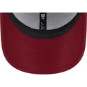new-era-new-york-yankees-mlb-9forty-essential-melton-wool-verstellbare-rote-kappe