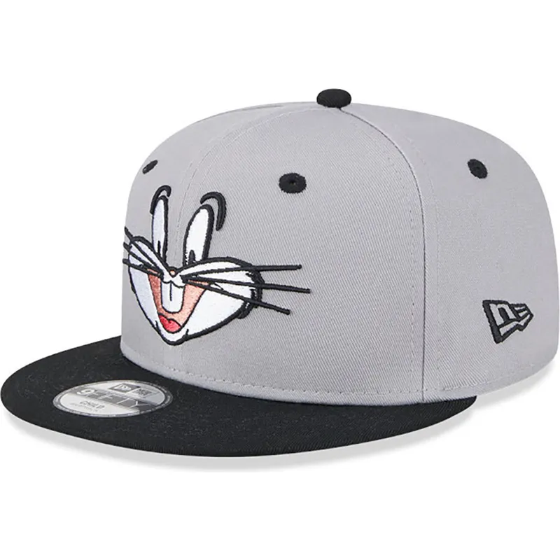 mutzen-flach-grau-snapback-9fifty-der-bugs-bunny-looney-tunes-von-new-era