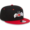 mutzen-flach-schwarz-snapback-9fifty-der-silvestre-looney-tunes-von-new-era