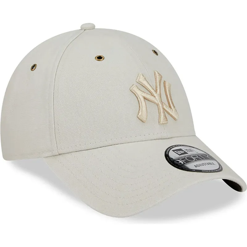mutzen-gebogen-beige-verstellbares-band-9forty-washed-canvas-der-new-york-yankees-mlb-von-new-era mutzen-gebogen-beige-verstellbares-band-9forty-washed-canvas-der-new-york-yankees-mlb-von-new-era