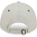 beige-verstellbare-kappe-mit-gebogenem-schirm-und-beigem-logo-9forty-washed-canvas-der-new-york-yankees-mlb-von-new-era