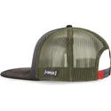 grau-grune-flat-brim-trucker-cap-bugs-bunny-und-daffy-duck-loo8-rin-looney-tunes-von-capslab