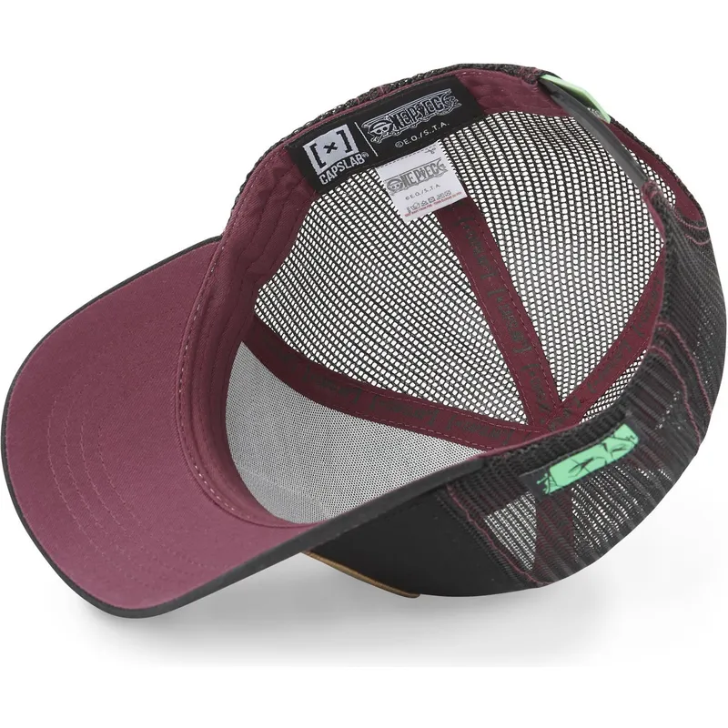 mutzen-gebogen-schwarz-snapback-roronoa-zoro-one-piece-von-capslab mutzen-gebogen-schwarz-snapback-roronoa-zoro-one-piece-von-capslab