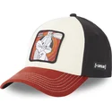 mutzen-gebogen-beige-snapback-bugs-bunny-looney-tunes-von-capslab