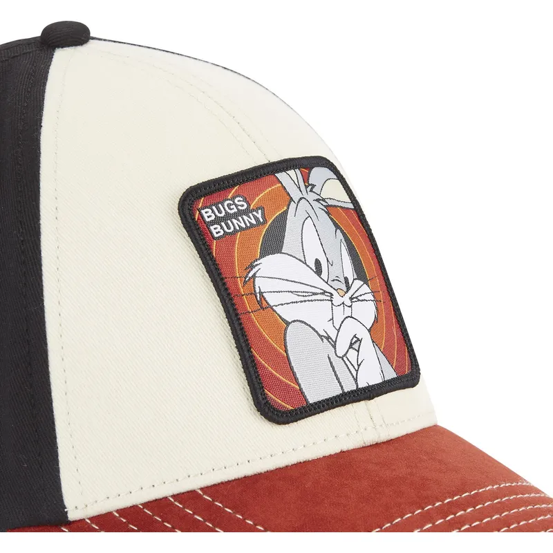 mutzen-gebogen-beige-snapback-bugs-bunny-looney-tunes-von-capslab