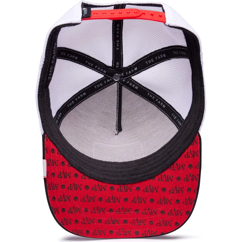 trucker-cap-rot-weiss-und-schwarz-ziege-goat-mv-butter-the-farm-mvp-von-goorin-bros