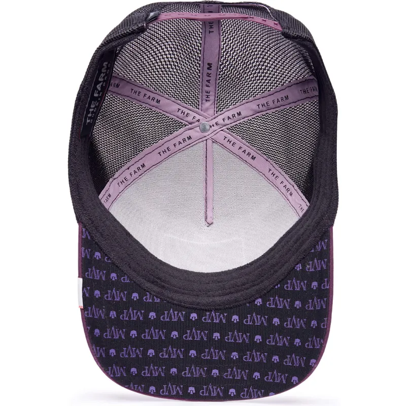trucker-cap-beige-und-violett-panther-mv-panther-the-farm-mvp-von-goorin-bros