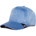 goorin-bros-the-farm-velour-blank-blaue-trucker-kappe