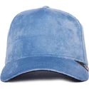 goorin-bros-the-farm-velour-blank-blaue-trucker-kappe