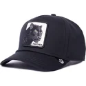 schwarze-gebogene-snapback-kappe-panther-panther-100-the-farm-all-over-canvas-von-goorin-bros