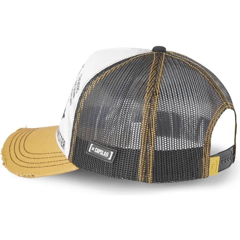 trucker-cap-weiss-schwarz-und-gelb-duffy-duck-loo8-duc1-looney-tunes-von-capslab