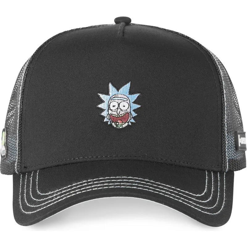 schwarze-trucker-cap-rick-sanchez-he1-rick-und-morty-von-capslab