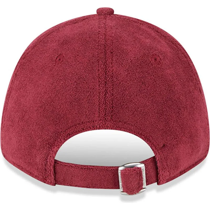 mutzen-gebogen-rot-verstellbares-band-9forty-towelling-der-new-york-yankees-mlb-von-new-era