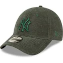 mutzen-gebogen-grun-verstellbares-band-9forty-towelling-der-new-york-yankees-mlb-von-new-era