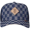 djinns-blaue-trucker-cap-hft-denim-check
