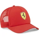 mutzen-gebogen-rot-snapback-race-der-ferrari-formula-1-von-puma