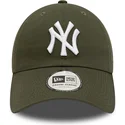 grune-verstellbare-9twenty-league-essential-kappe-der-new-york-yankees-mlb-von-new-era