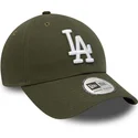 verstellbare-grune-9twenty-league-essential-kappe-der-los-angeles-dodgers-mlb-von-new-era