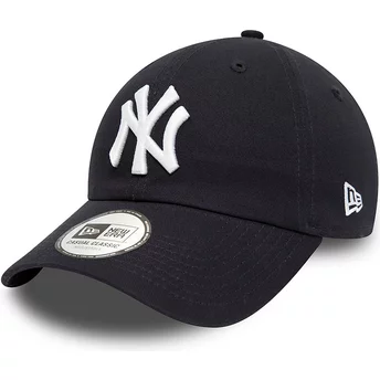 New Era Curved Brim 9TWENTY League Essential New York Yankees MLB Navy Blue Adjustable Cap