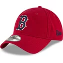 new-era-curved-brim-navy-blue-logo-9twenty-core-classic-boston-red-sox-mlb-red-adjustable-cap