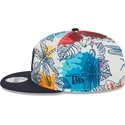 new-era-new-york-yankees-mlb-9fifty-spring-snapback-kappe-mit-flachem-schirm-in-multicolor