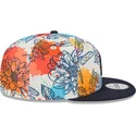 new-era-new-york-yankees-mlb-9fifty-spring-snapback-kappe-mit-flachem-schirm-in-multicolor