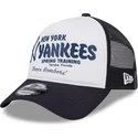 new-era-new-york-yankees-mlb-9forty-a-frame-team-trucker-cap-in-weiss-und-marineblau