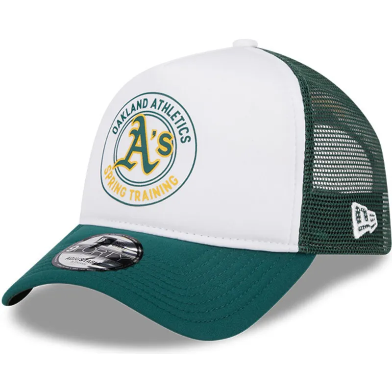 mutzen-gebogen-grun-snapback-9forty-a-frame-circle-der-oakland-athletics-mlb-von-new-era
