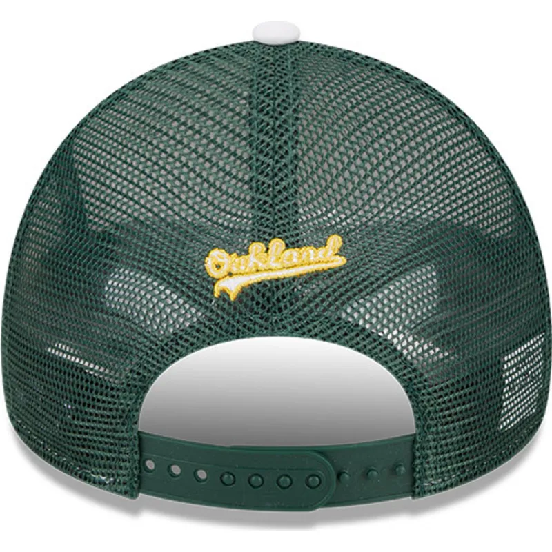 mutzen-gebogen-grun-snapback-9forty-a-frame-circle-der-oakland-athletics-mlb-von-new-era