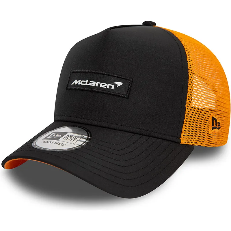 mutzen-gebogen-schwarz-snapback-9forty-a-frame-patch-front-der-mclaren-racing-formula-1-von-new-era mutzen-gebogen-schwarz-snapback-9forty-a-frame-patch-front-der-mclaren-racing-formula-1-von-new-era