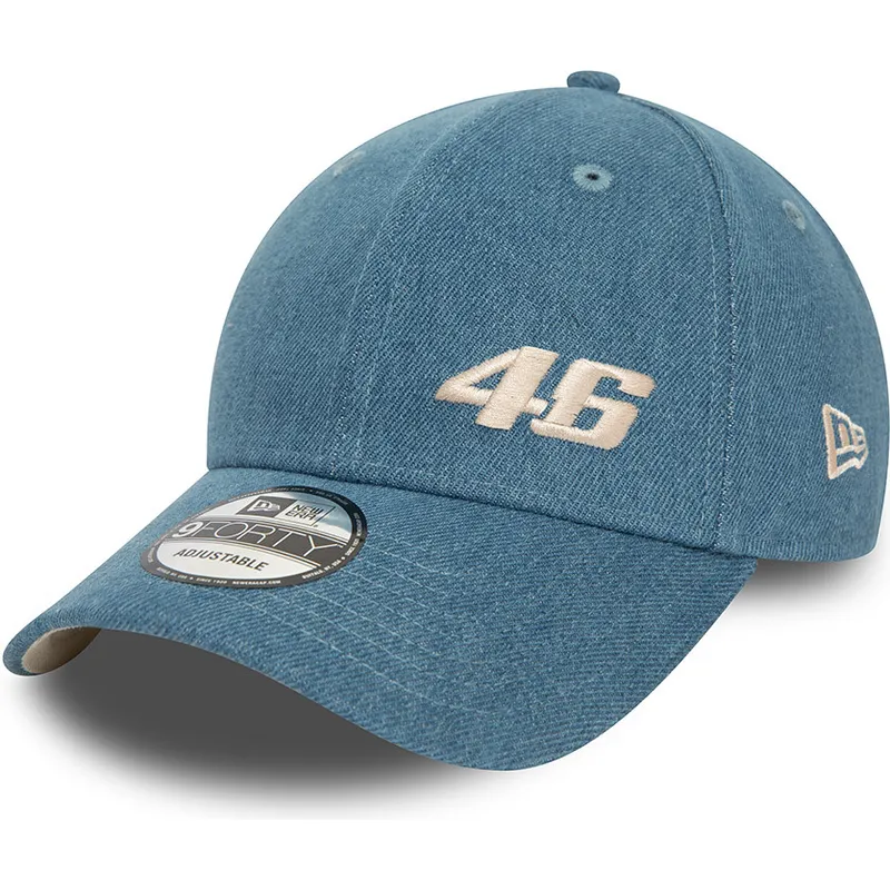 mutzen-gebogen-blau-snapback-9forty-denim-der-valentino-rossi-vr46-motogp-von-new-era mutzen-gebogen-blau-snapback-9forty-denim-der-valentino-rossi-vr46-motogp-von-new-era