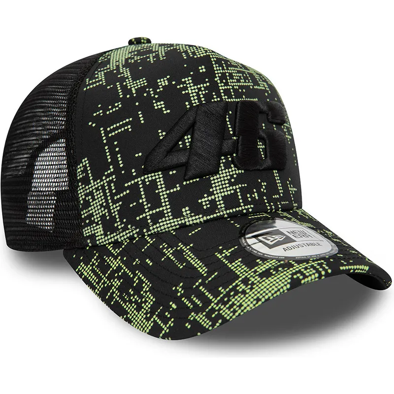 mutzen-gebogen-schwarz-snapback-9forty-a-frame-poly-print-der-valentino-rossi-vr46-motogp-von-new-era mutzen-gebogen-schwarz-snapback-9forty-a-frame-poly-print-der-valentino-rossi-vr46-motogp-von-new-era