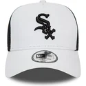 mutzen-gebogen-weiss-snapback-a-frame-league-essential-der-chicago-white-sox-mlb-von-new-era