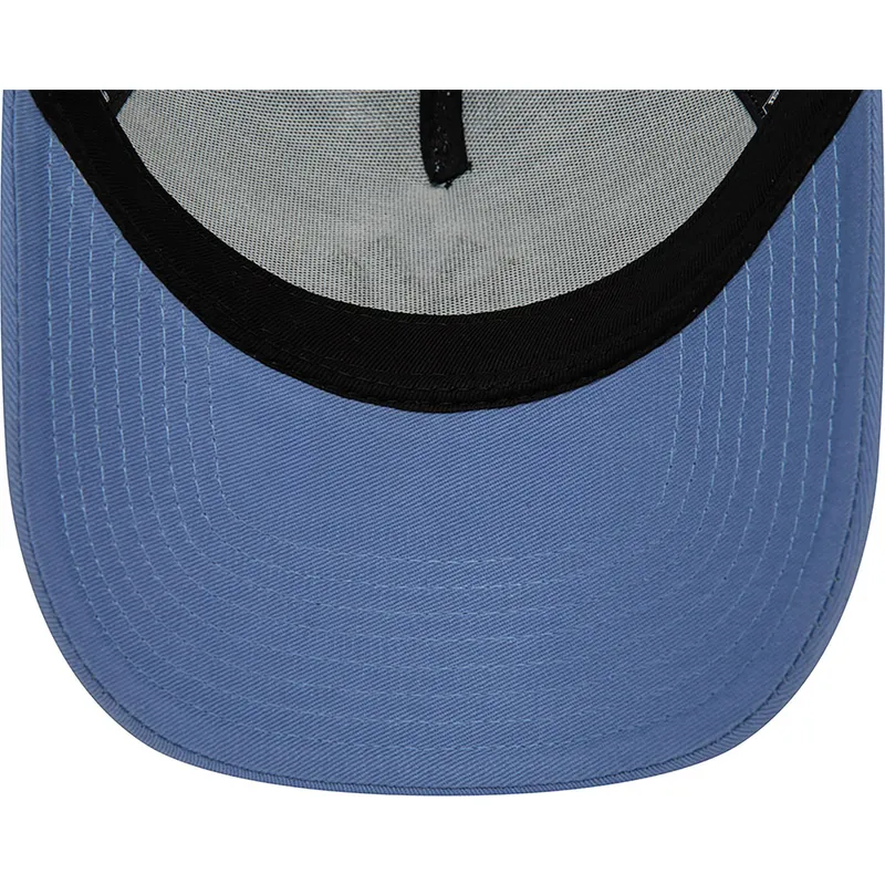 mutzen-gebogen-blau-snapback-a-frame-league-essential-der-new-york-yankees-mlb-von-new-era